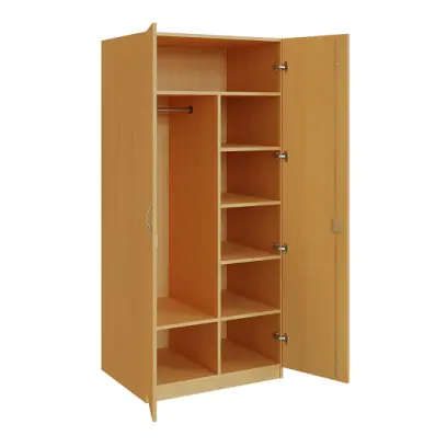 Q 23-80 skříň šatní, 2-dvéřová, 800x600x1800mm, buk royal